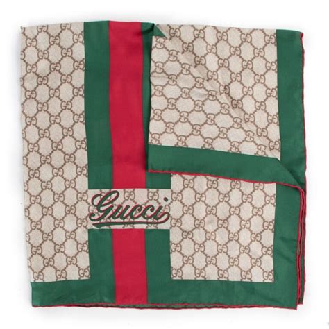 gucci silk scarf label|original Gucci silk scarf.